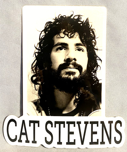 Adesivo fustellato cat stevens - adesivo,
