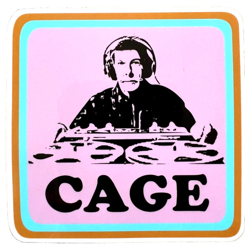 Adesivo john cage nuovo - adesivo, *nuovo*