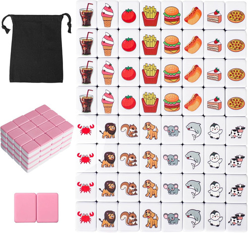 Set blocco mahjong - blocco, giocatori